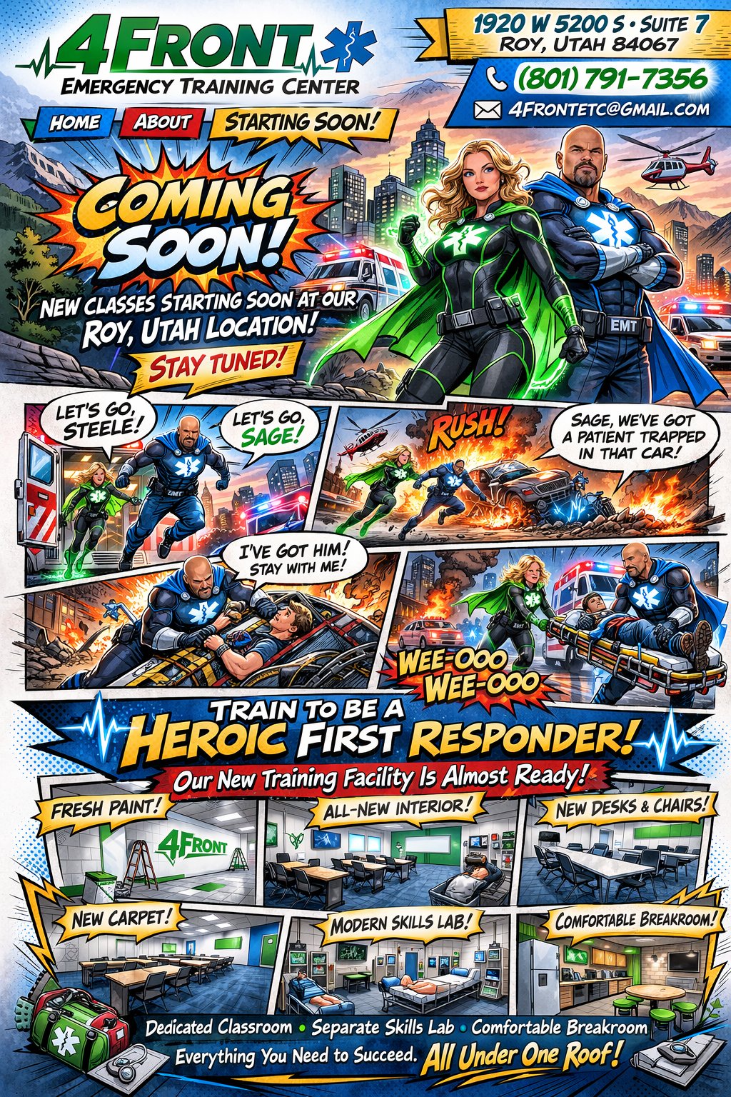4Front ETC Opening Day Comic &ndash; Sage and Steele